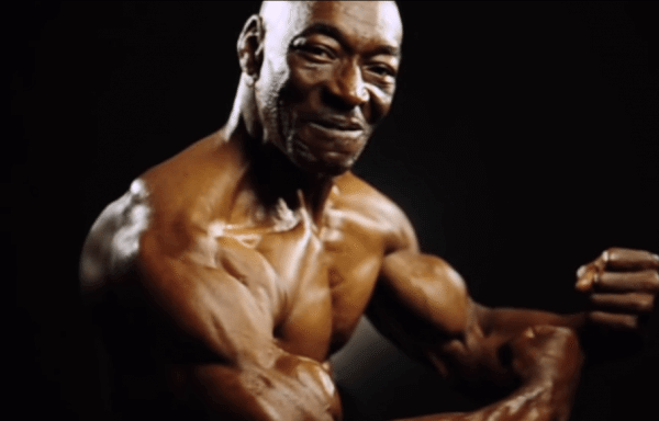 70 years old and still packing great abs.