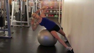 The swiss ball opens up a world of new abs exercises.