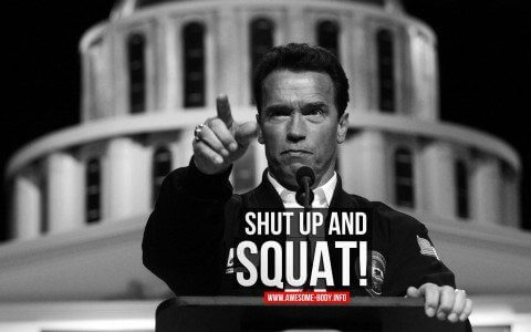 Many of the most motivational gym quotes come from Arnie.