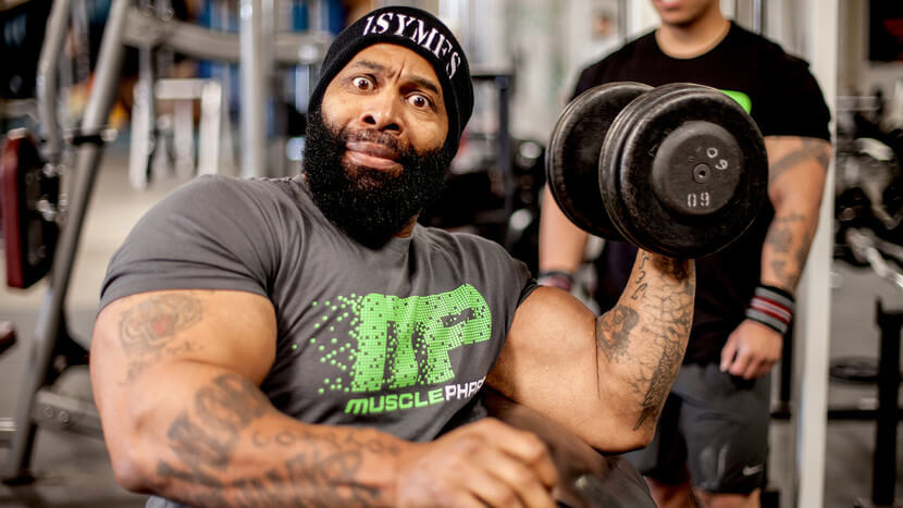 CT Fletcher simply commands his muscles to grow.